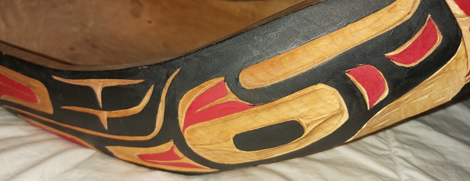 Northwest Coast; Haida, Eagle Ceremonial Bowl.