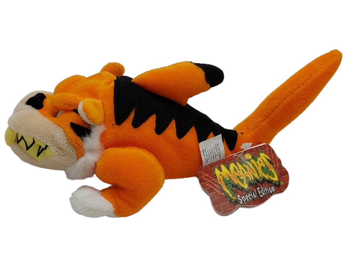 Meanies Special Edition Stuffed Plush Tiger Shark Captain Crunch Promotion 1998