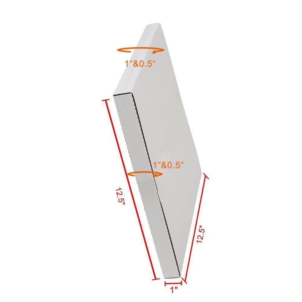100 LP Record Album Mailer Book Box 12.5" x 12.5" x (1/2" or 1") Lightweight
