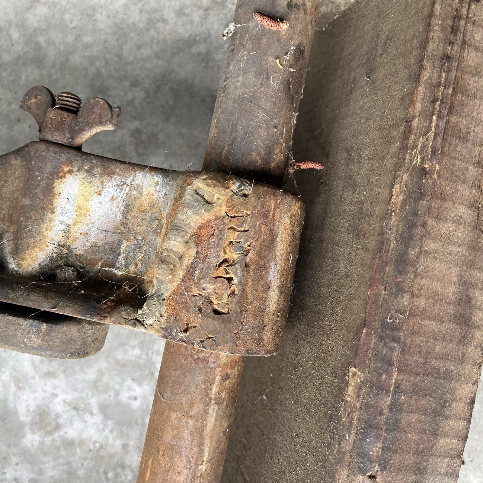 Vintage Champion Blower & Forge Co. Hand-Crank Drill Press Lancaster NOT SEIZED