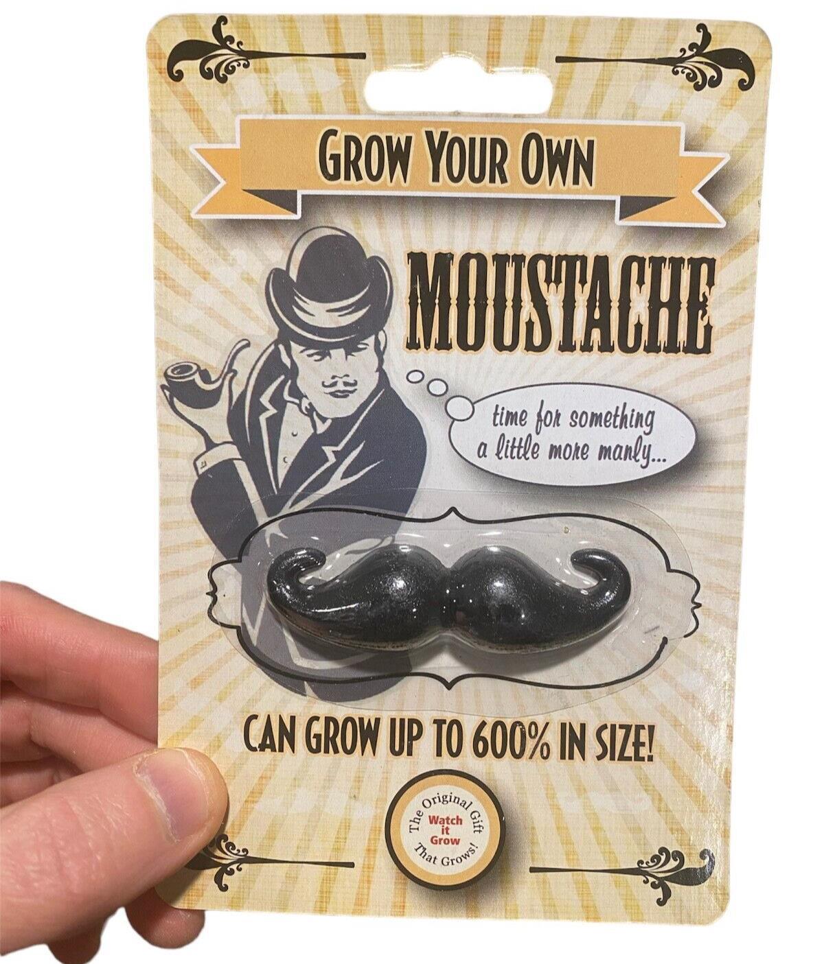 Grow Your Own MUSTACHE - Up to 600% in size! Funny Gag Joke Novelty Toy Gift