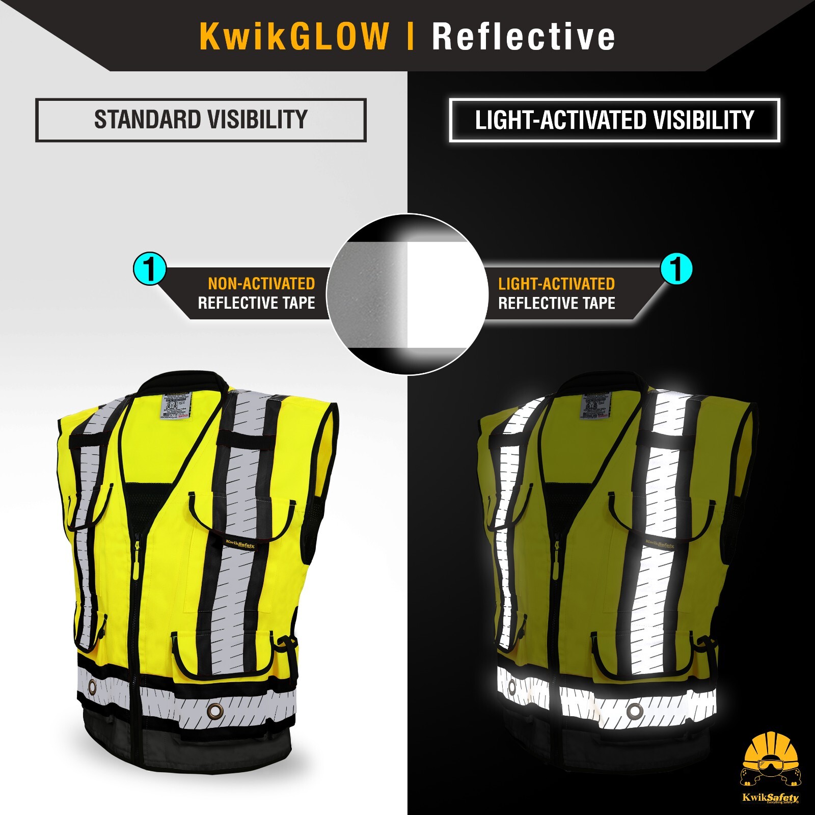 KwikSafety GODFATHER SPECIALIST Safety Vest [CUSHION COLLAR] Class 2 ANSI OSHA