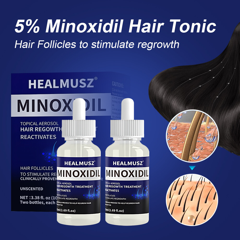 6 Pack Minoxidil 5% Extra Strength Men Hair Regrowth Treatment 6 Month Supply