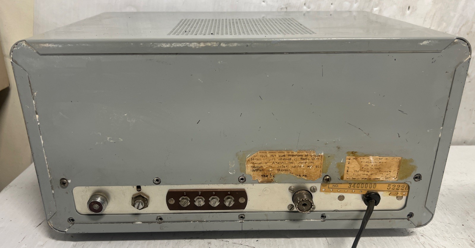Hallicrafters HT-40 Radio Transmitter Re-Capped Works Please Read description.