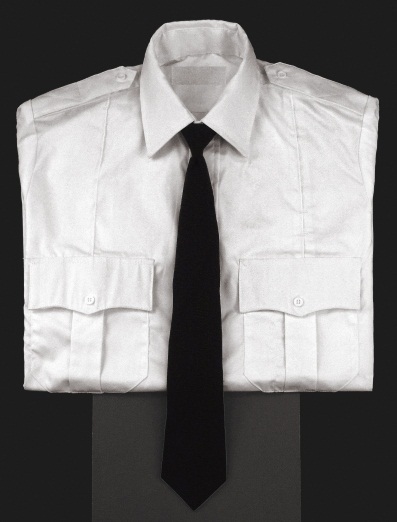 Police Issue Clip-on Black or Dark Navy Blue 18" or 20", Polyester, Solid