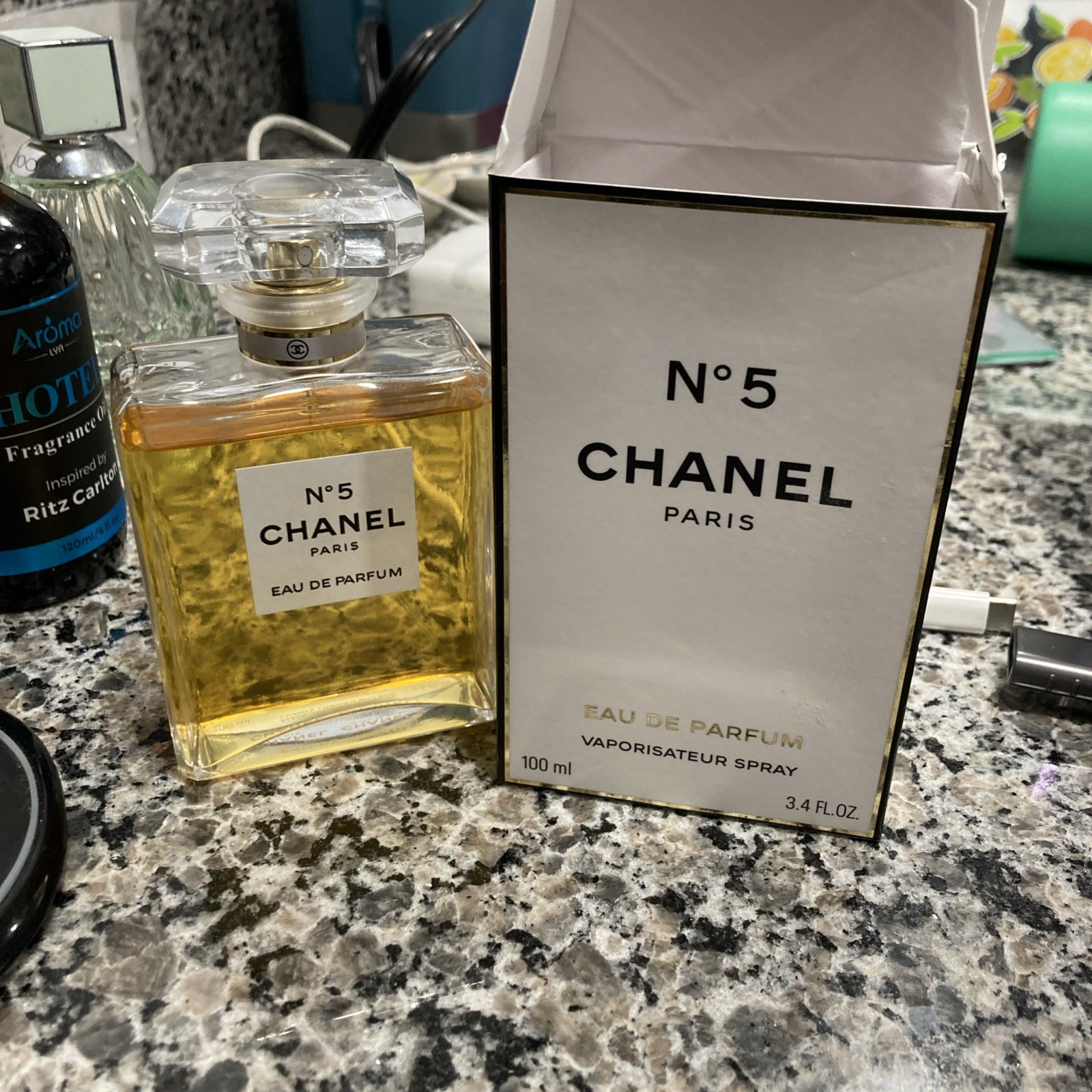 Chanel N°5 Eau De Parfum 3.4oz 100ml Vaporisateur Spray Bottle