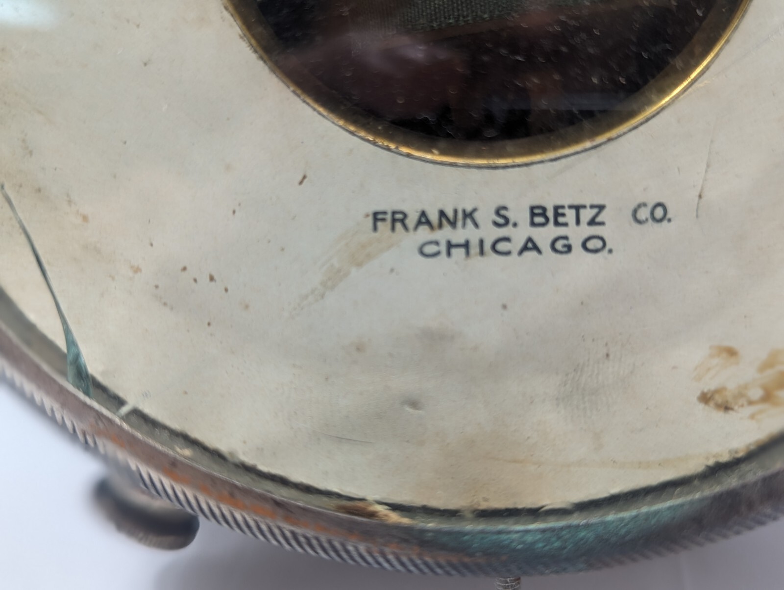 Vintage Frank S. Betz Co. Milli Amperes Meter Unique Steampunk Industrial