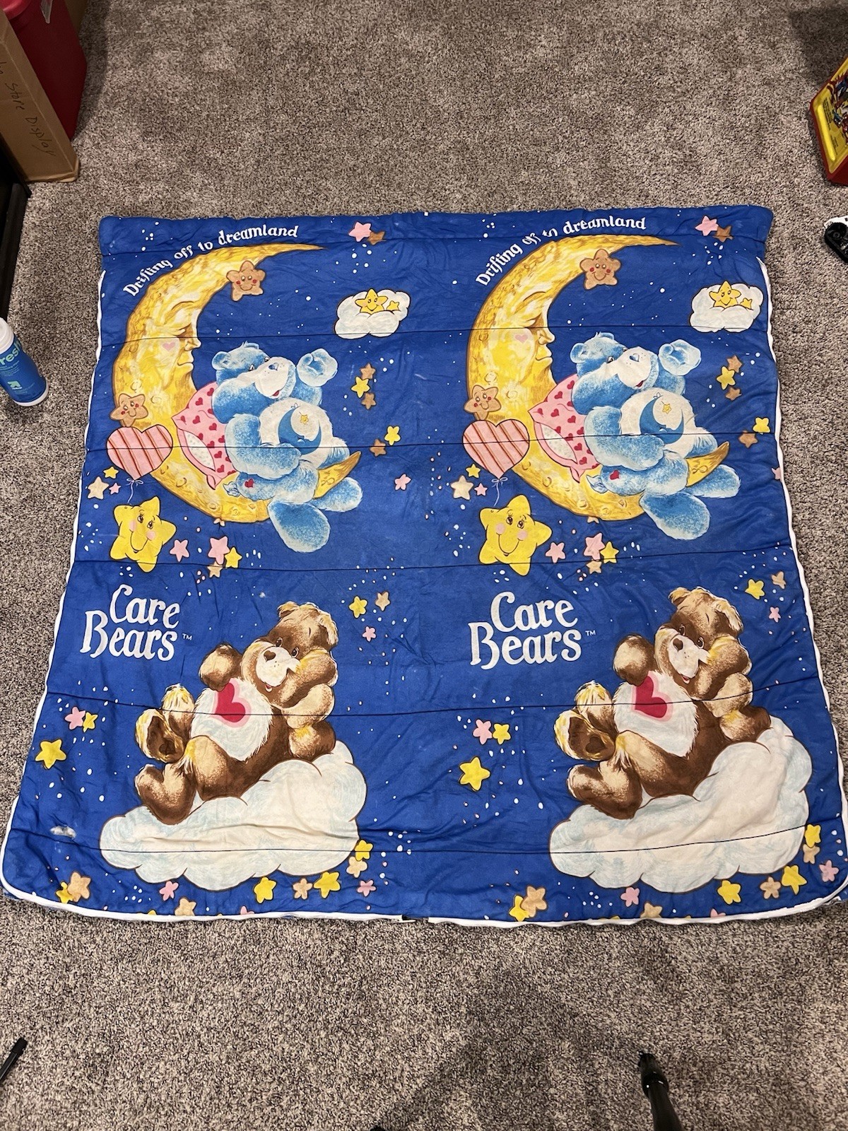 Vintage Care Bears Sleeping Bag 1984