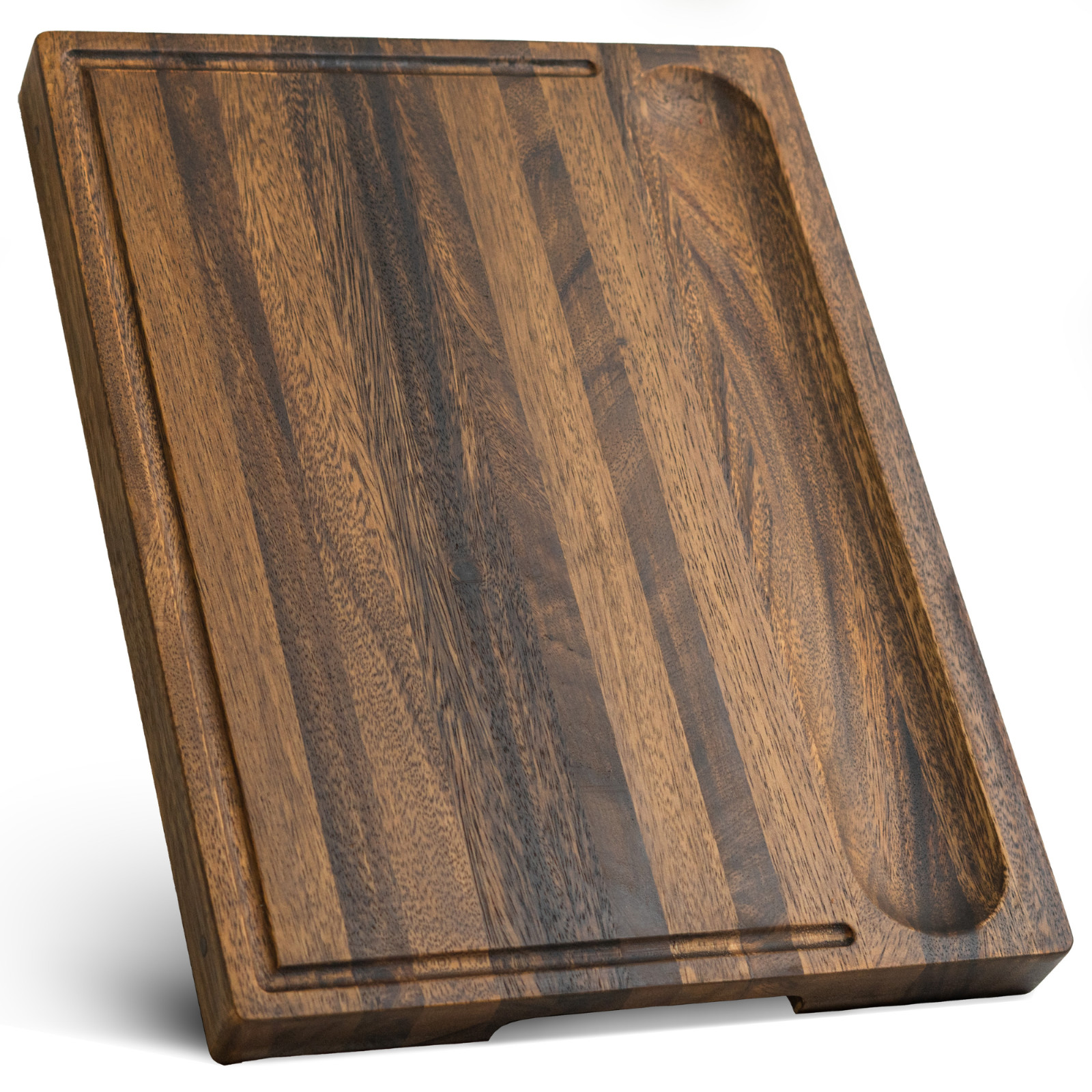 SHUMARU Tropical Walnut Wood Cutting Board – 17x13x1.6" Charcuterie