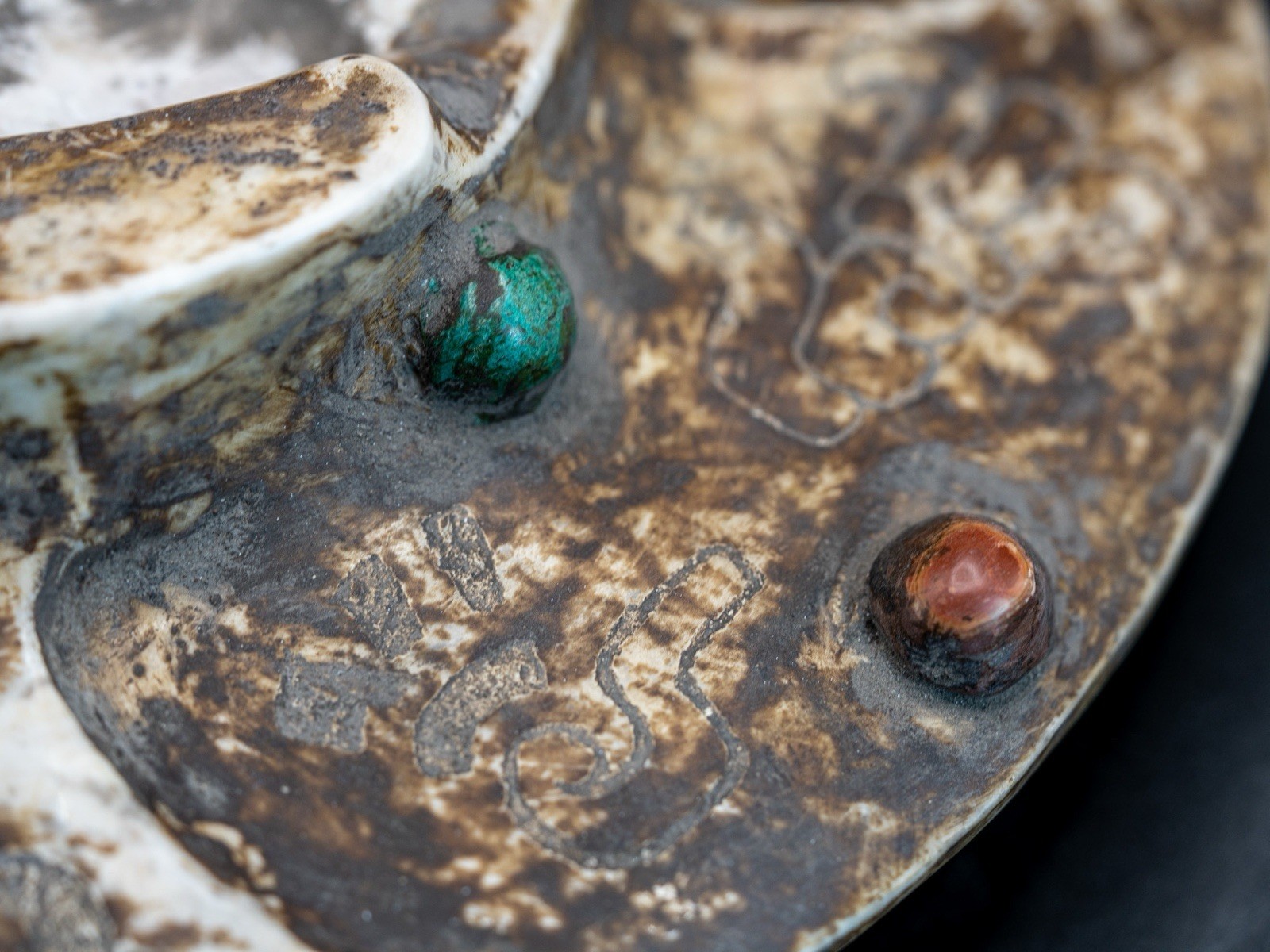 Glowing Ufo Praying Alien Tula Hidalgo PreColumbian Anuannki Ancient Ojuelos