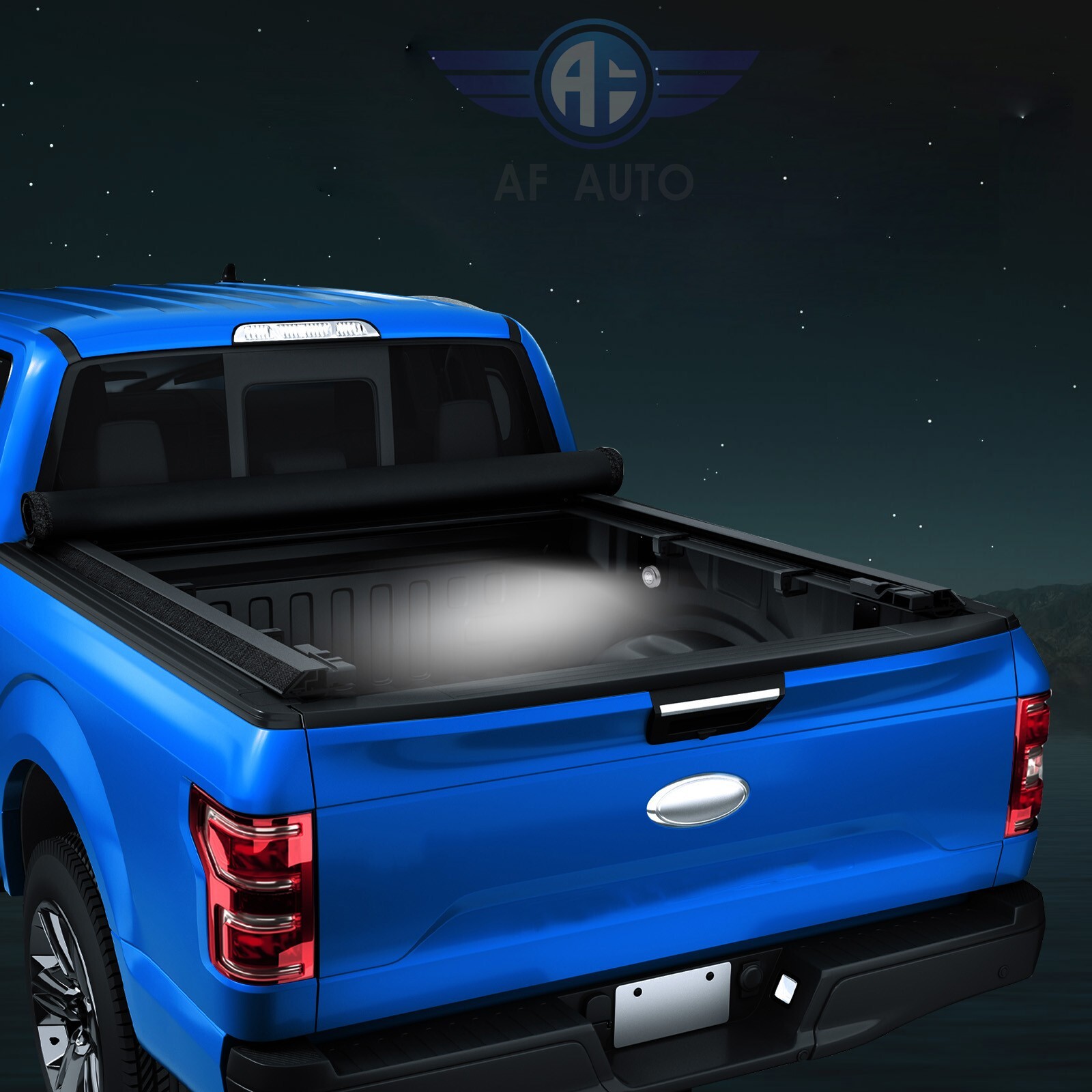 FOR 09-24 DODGE RAM 1500 2500 3500 6.5FT BED SOFT VINYL ROLL-UP TONNEAU COVER