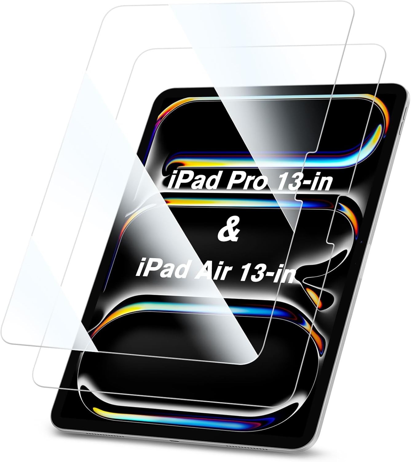 [2 Pack] Screen Protector for iPad Pro 13-inch (M4) 2024 9H Tempered Glass Film