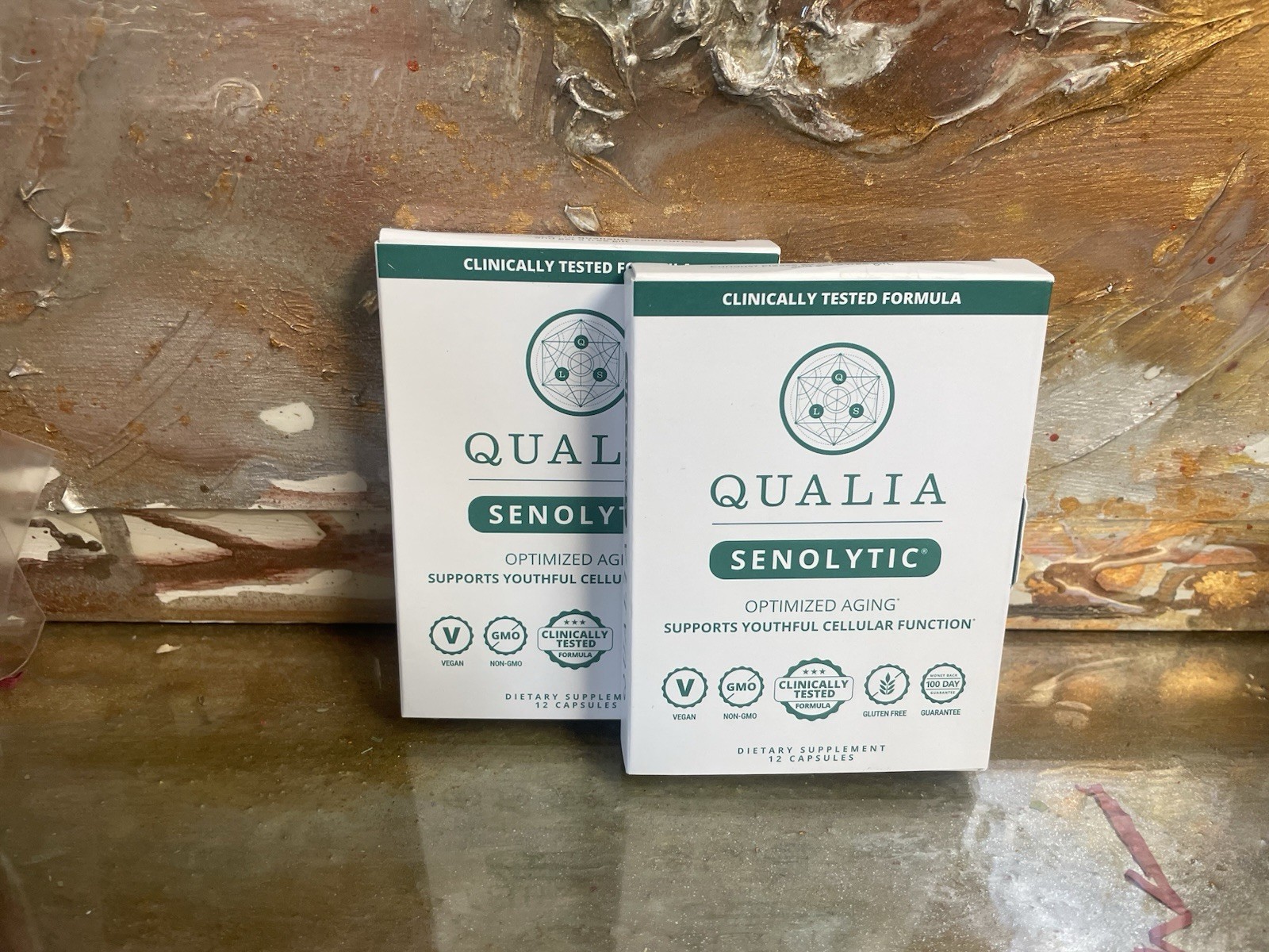 QUALIA Senolytic Optimized Aging Supports Youthful Cellular 24 Caps Exp 11/26