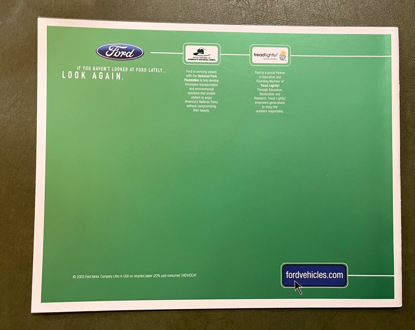2004 Ford Explorer Dealer Showroom Sales Brochure