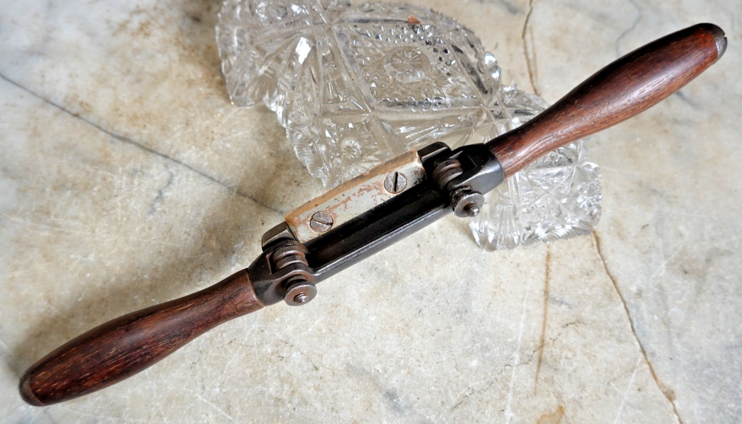 Millers Falls No. 2 Four-Way Spoke Shave with Rosewood Handles