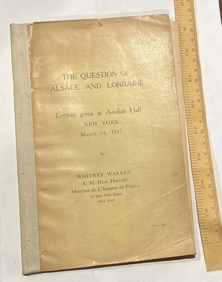 Military Wartime Booklets WW1 incl American Soldier and Alsace-Lorrain