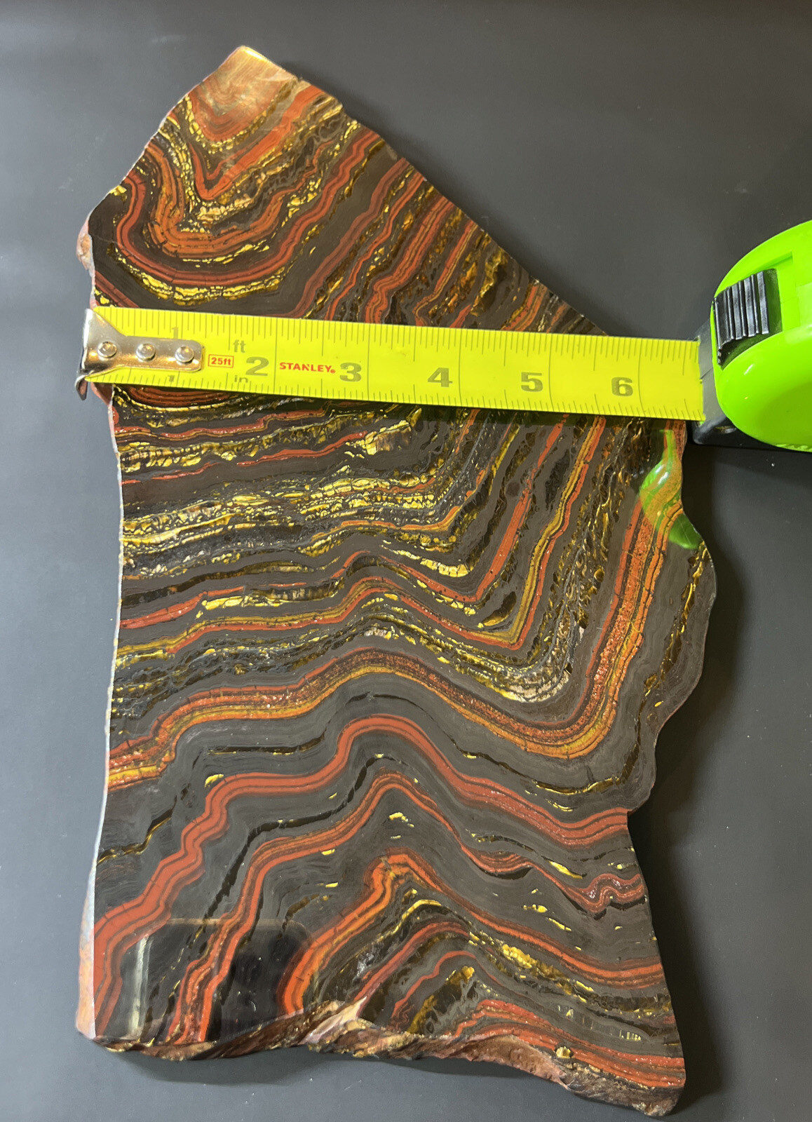 Exquisite Tiger Iron Slab LARGE