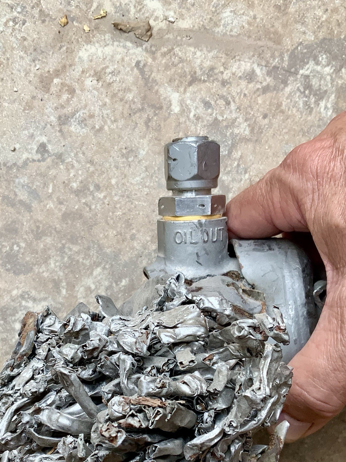 SR-71 Blackbird fuel/oil filter from the SR-71 Black Bird, No. 61-7970. Lot 1109