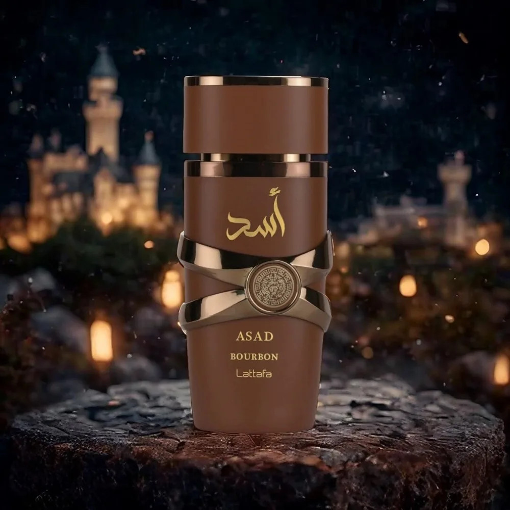 Lattafa Asad Bourbon Unisex Eau De Parfum Spray 3.4 oz 100 ml