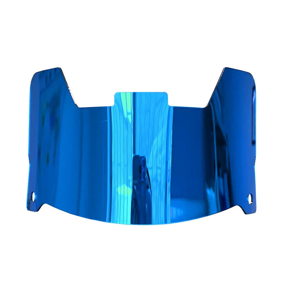 MIRRORED Full Size Football Helmet Visors Comes With Set of Clips DISPLAY ONLY
