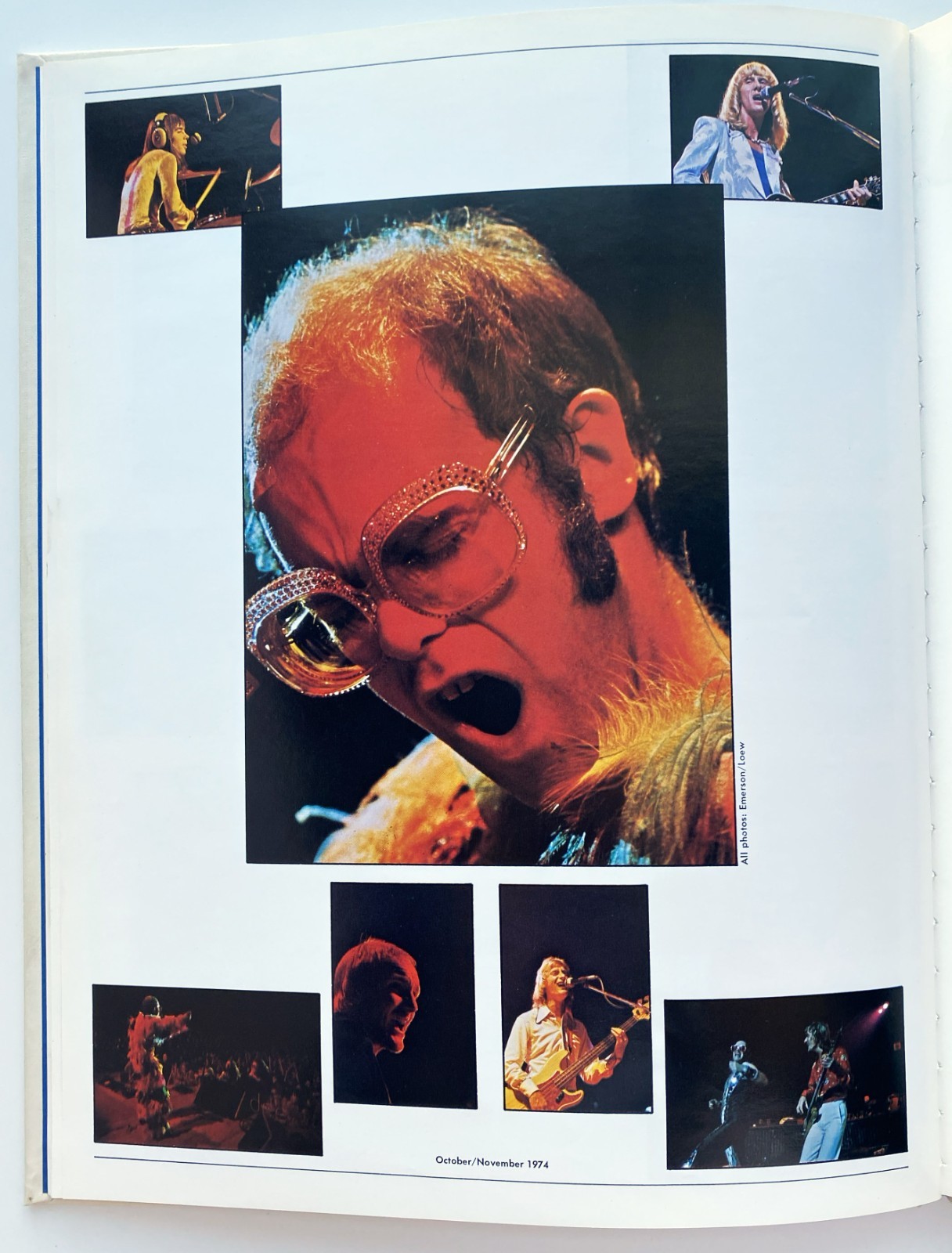 Elton John, Bernie Taupin, Signed, Five Years of Fun, 1975, +Troubadour Ticket