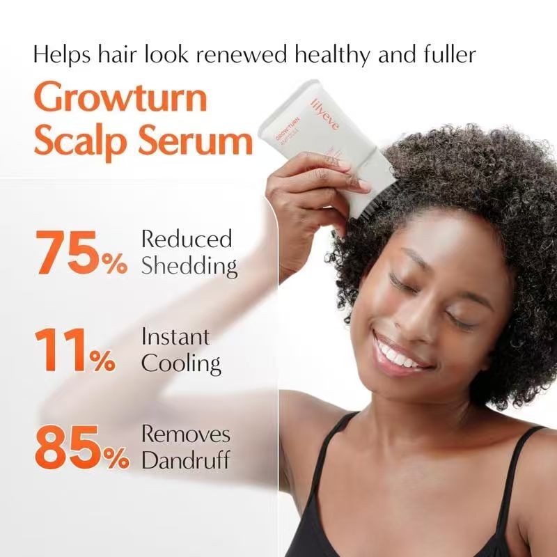 Lilyeve Growturn Hair Growth Serum with Built in Brush for Hair Growth & Thicken