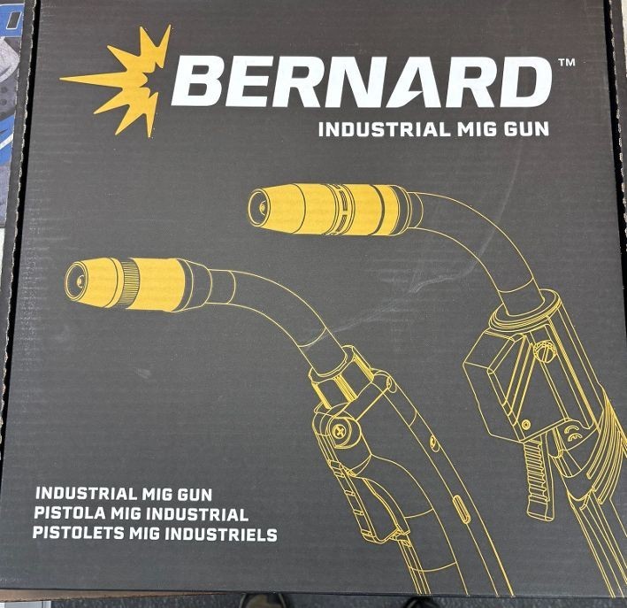 Bernard Q4015AE9EMC 400 Amp BTB Miller End 15 foot ACCULOCK .045 liner installed