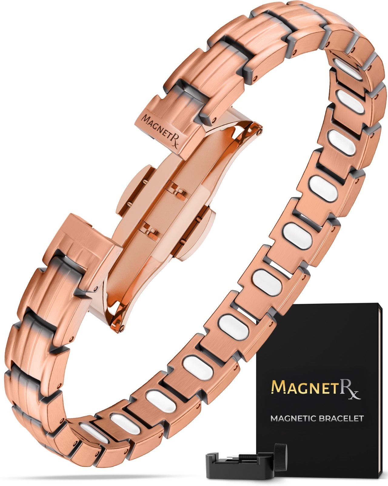 MagnetRX® Magnetic Copper Bracelets for Women Ultra Strength Magnetic Bracelets