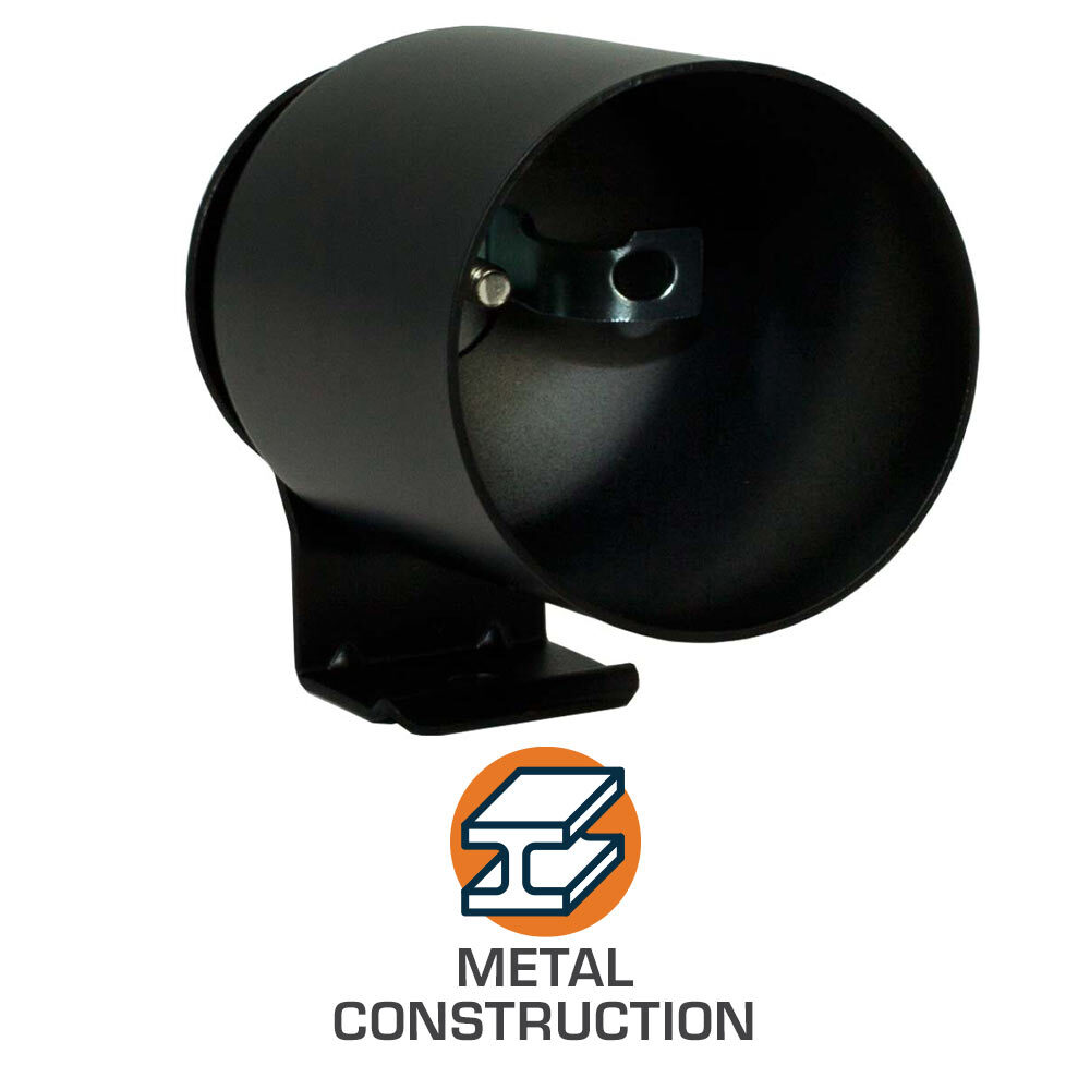 52mm Universal Single Black Metal Gauge Pod Mount Holder