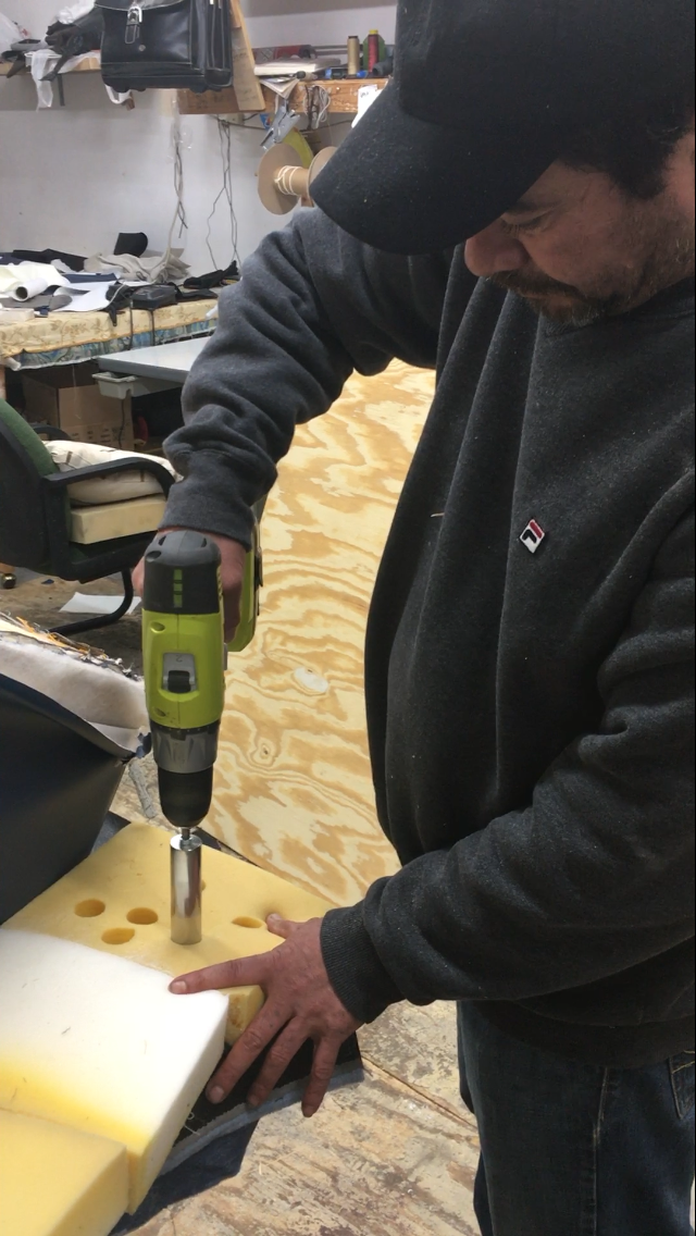 Button Tufting Foam Holes Cutter For Upholstery .Dia 3/4"=18mm