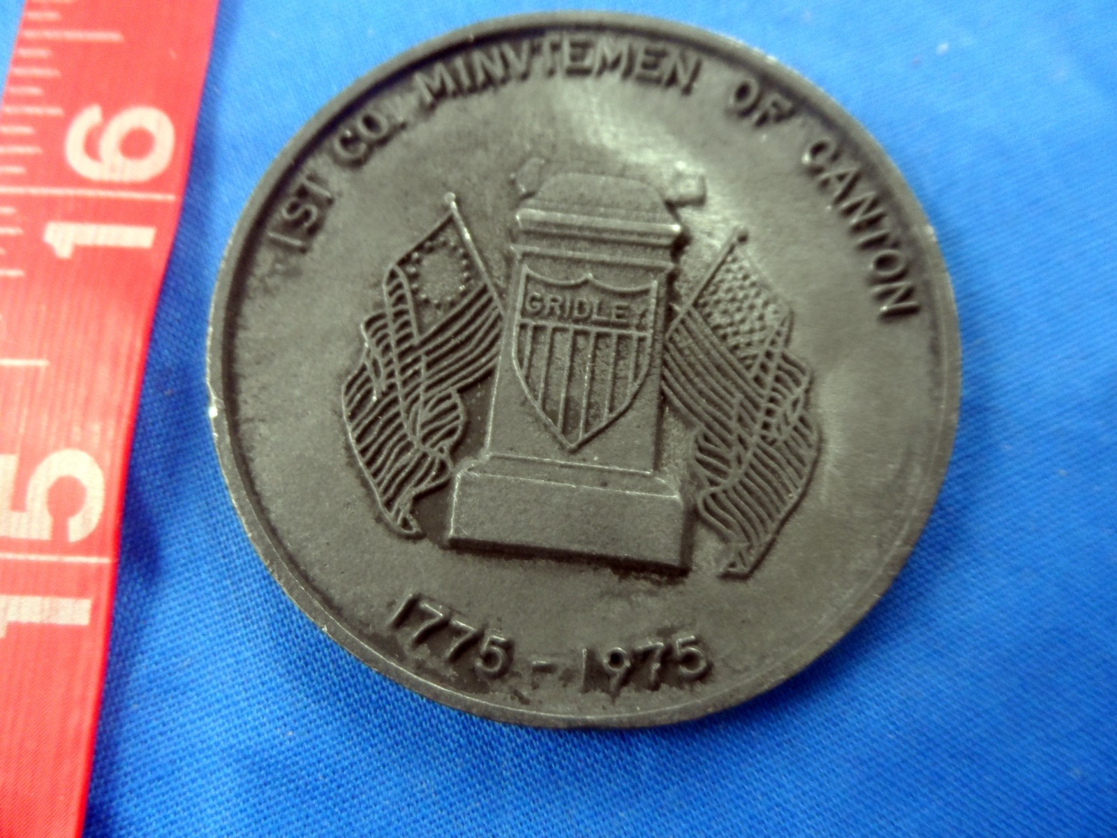 Revolutionary War 1st Company Minutemen of Canton Ohio Commemorative Coin 1975