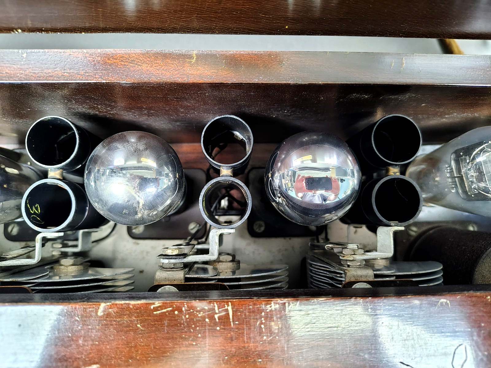 Atwater-Kent Model 33 Antique Vintage Tube & Bakelite Radio AC Receiver AS-IS