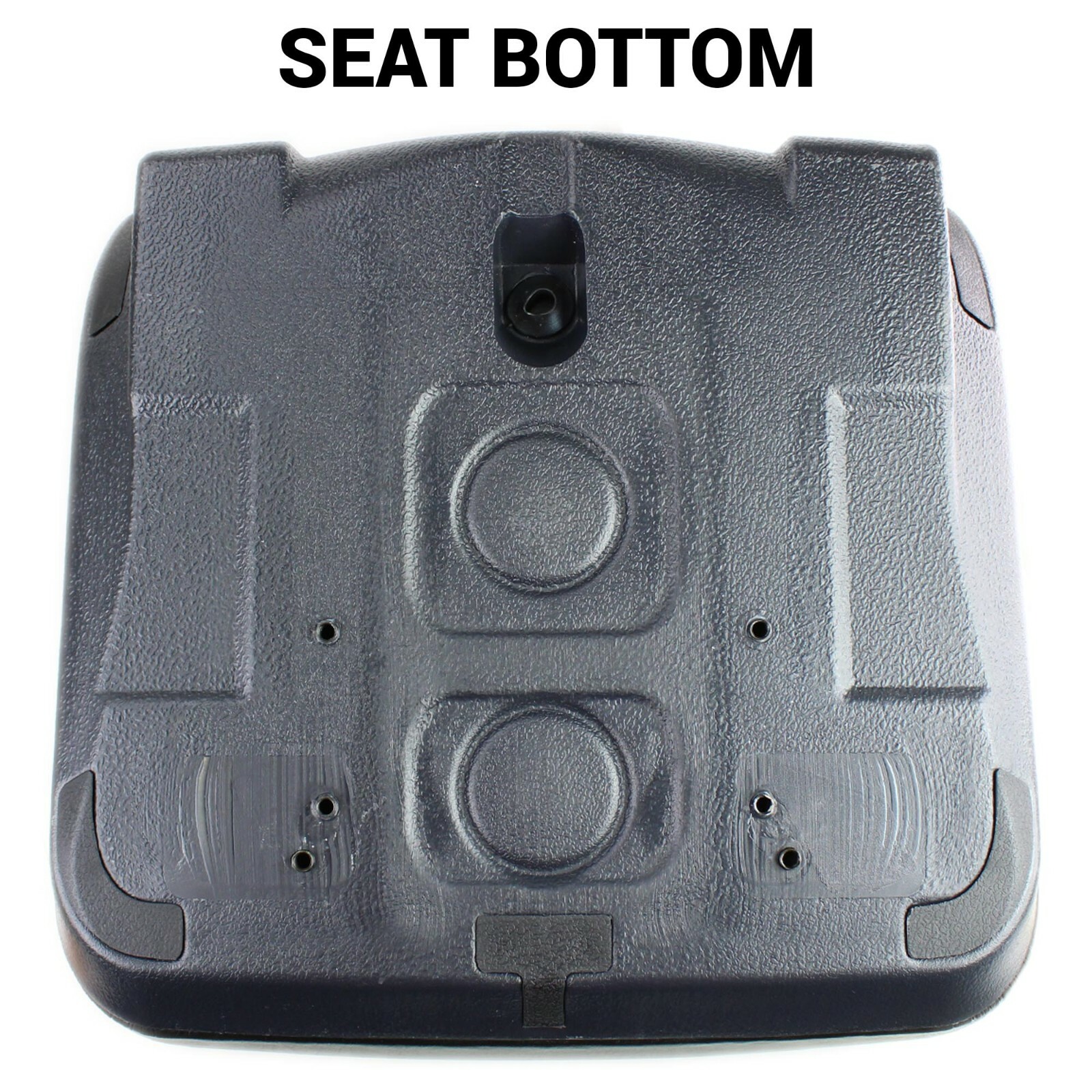 (2pcs) VG12160 Black Gator Seat w/Drain Hole M-Gator, E, Turf, TX 4X2, TH Turf++