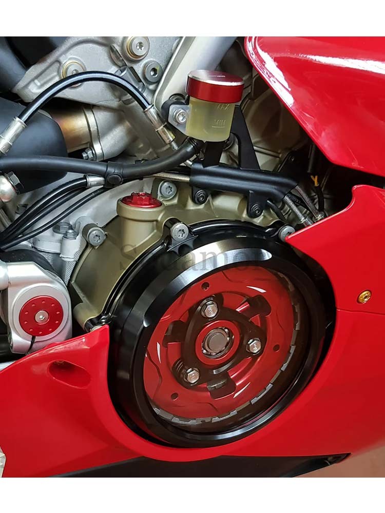 For DUCATI SUPERBIKE PANIGALE V4 2018-2024 Clear Clutch Cover Engine Protector