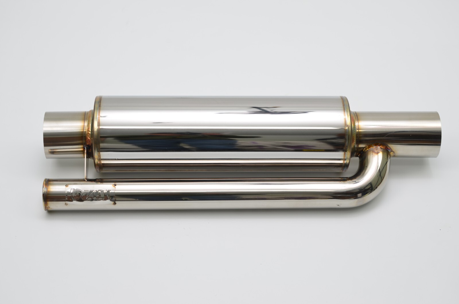 1320 ultra quiet QW resonator muffler stainless steel universal 3" inlet & out