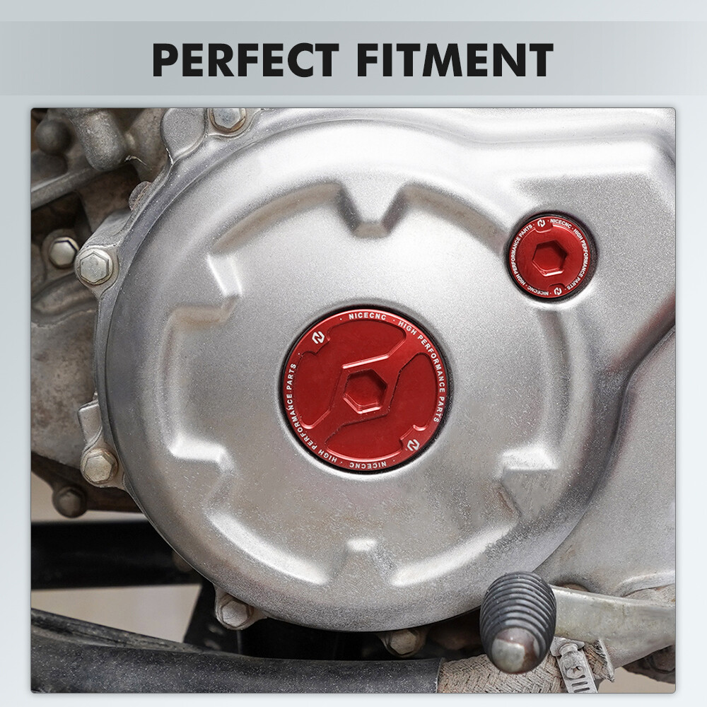 Engine Crankcase Cover Plugs Straight Screw For Yamaha Raptor 700 700R 2006-2023