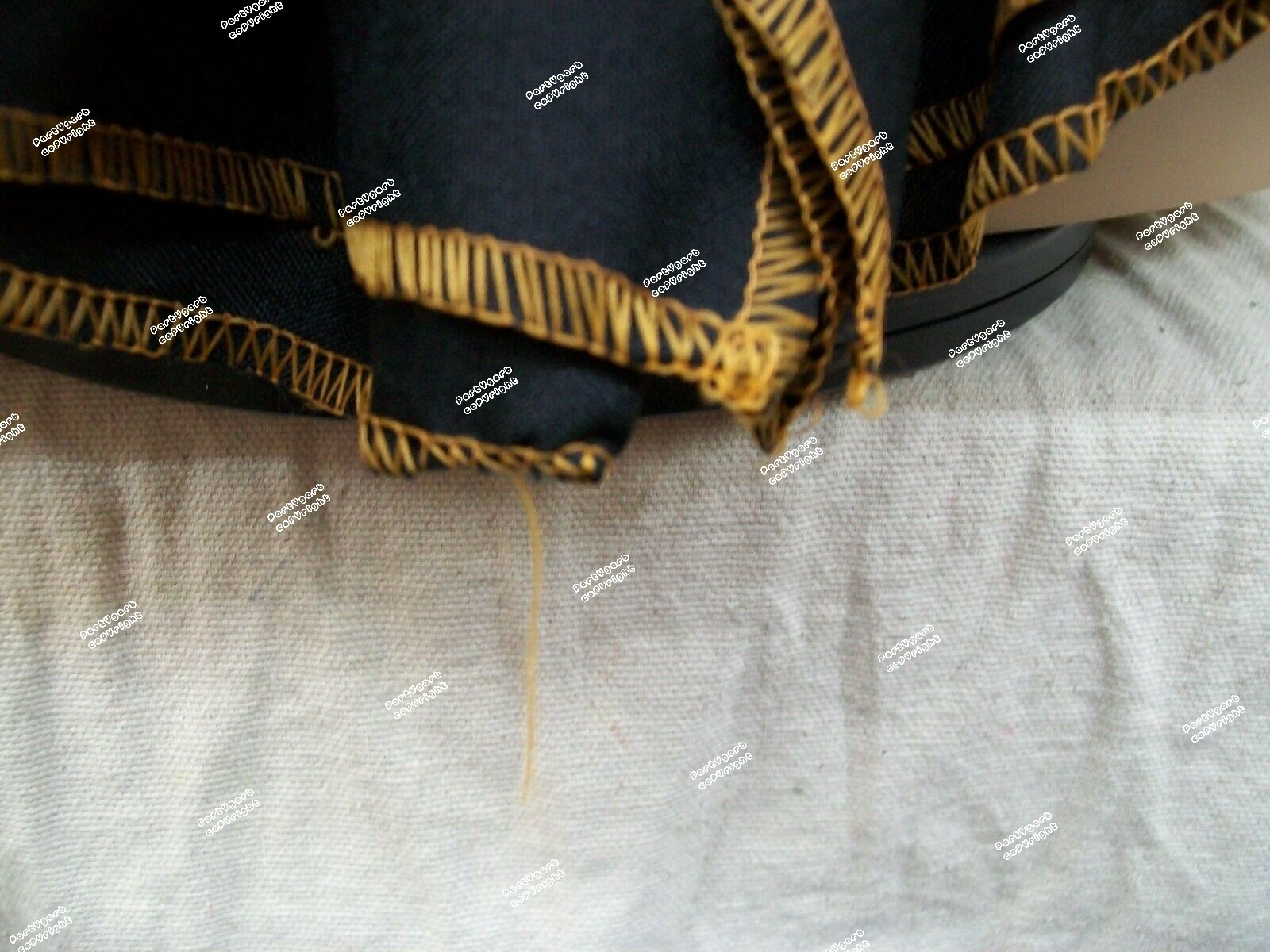 Black Orange Ruffle Clown Collar Gothic Jester Mime Renaissance Queen Victorian