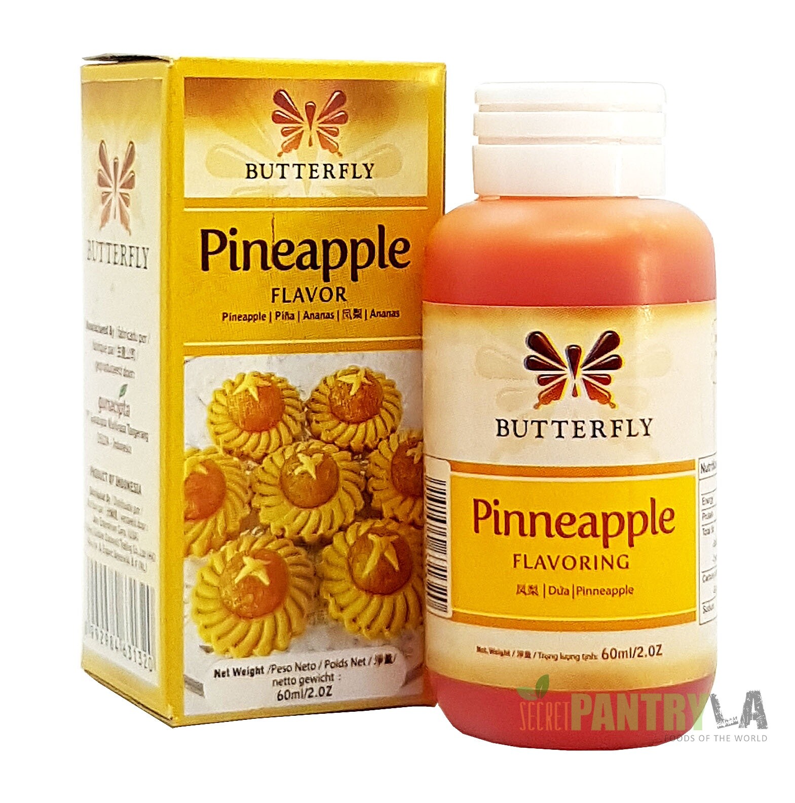 Butterfly Flavoring Extracts Assorted Flavors Your Choice 2 Oz./60 ml (1 Bottle)