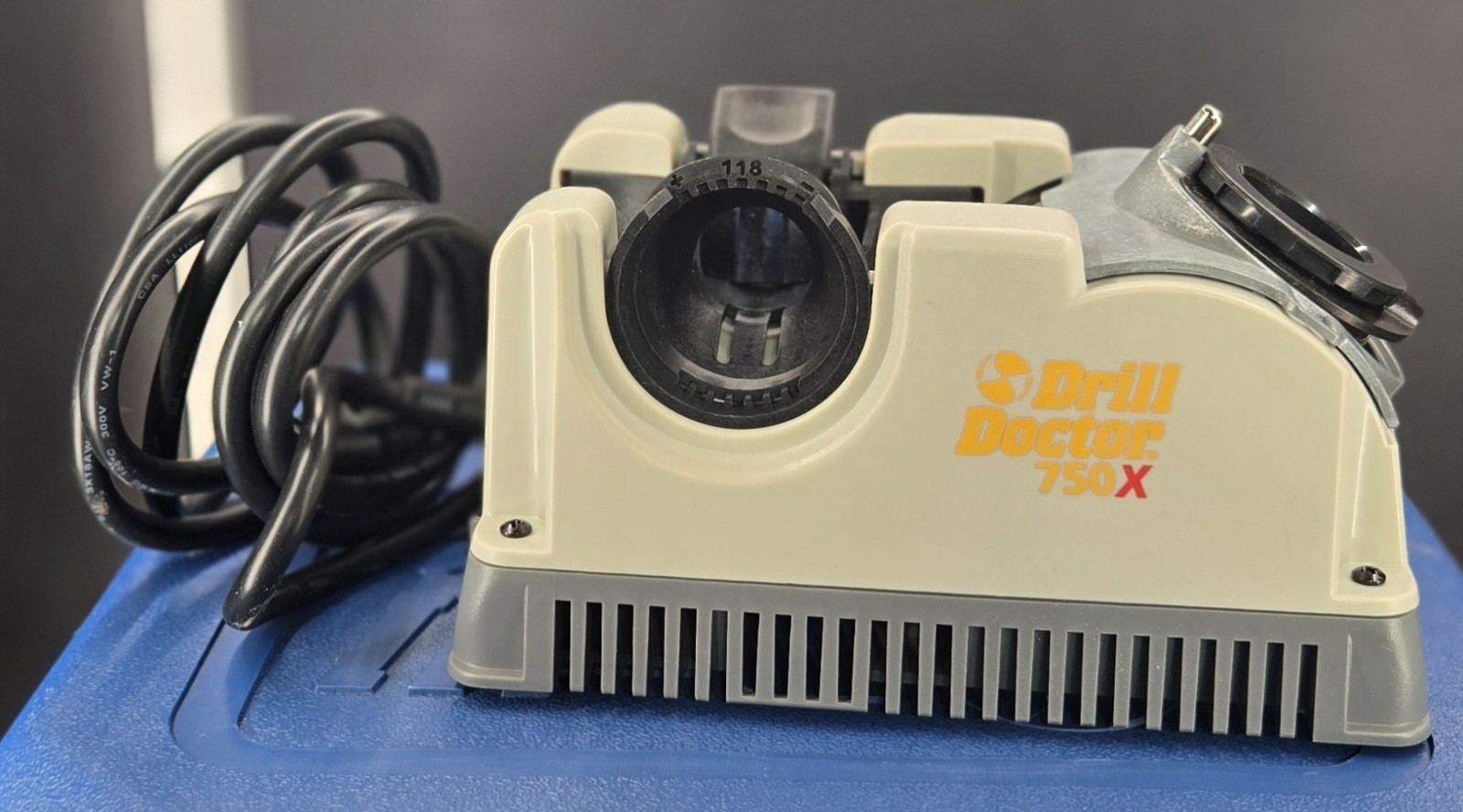 Drill Doctor DD750X Electric Drill Bit Sharpener, 3/32-3/4" High-Speed, Portable