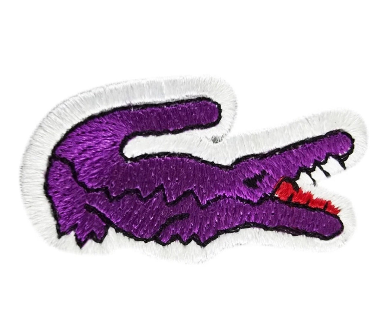 Lacoste Alligator Patches | Embroidered Logo – Iron/Sew On | 2-Pack