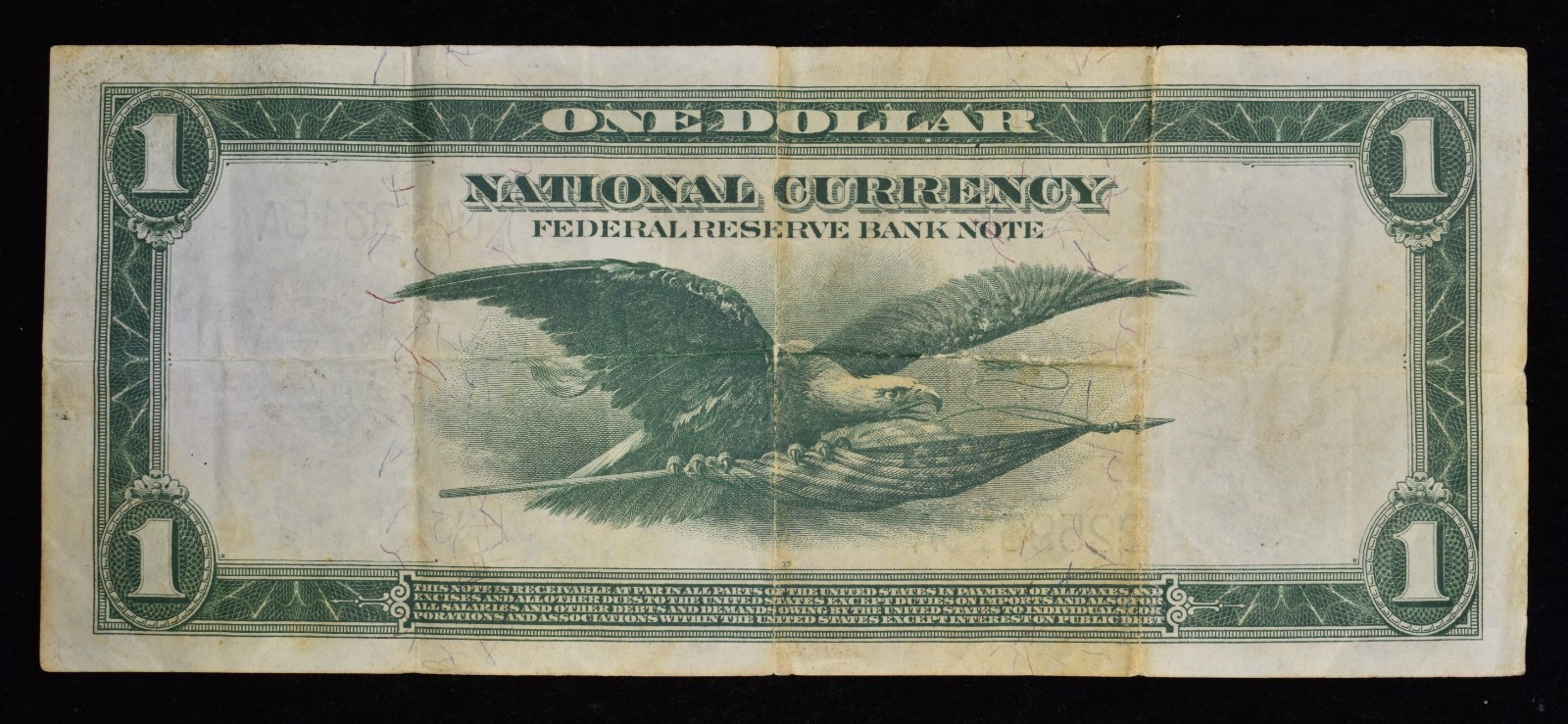 1918 $1 FEDERAL RESERVE NATIONAL BANK NOTE ✪ VF VERY FINE ✪ PHILADELPHIA 1914 C3