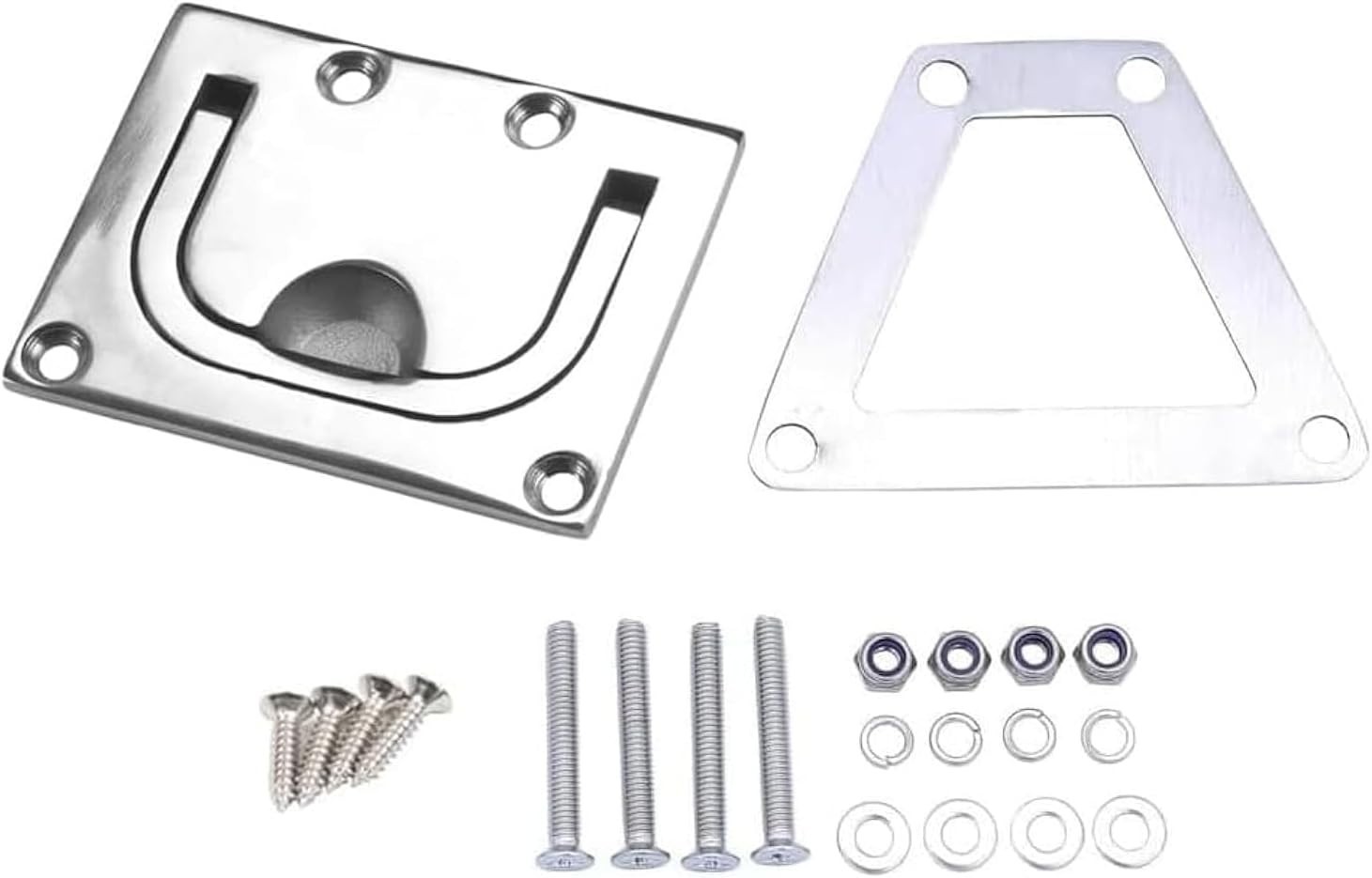 Boat Ring Hatch Pull Flush Lift, Marine Stainless Steel Boat Deck Hatch Handle