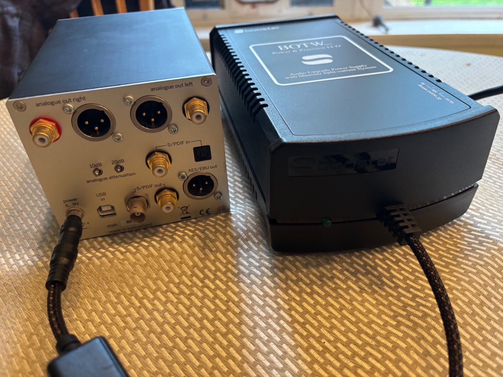 Weiss Dac204 and Sbooster power supply used