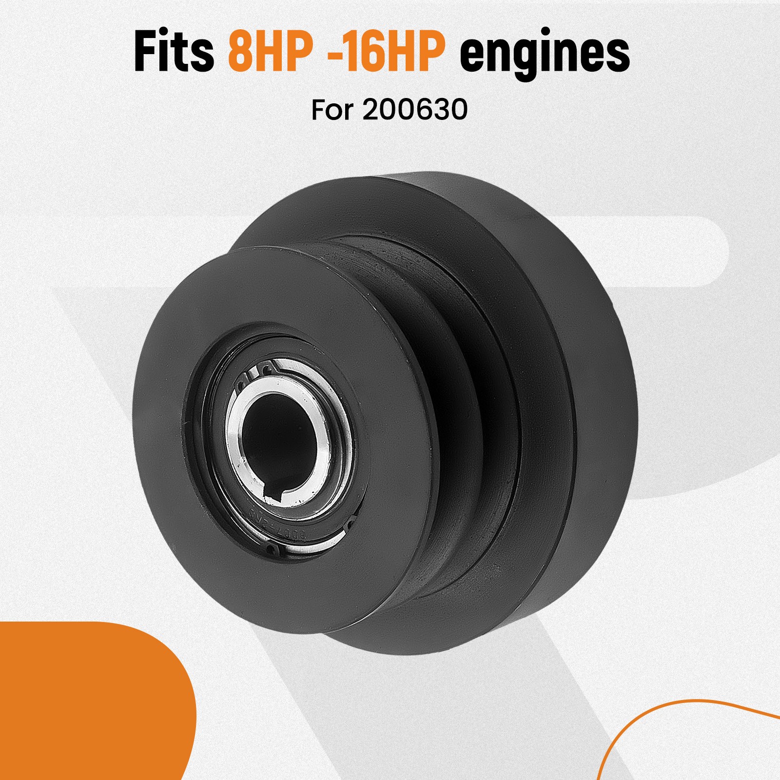 Heavy Duty 1" Bore Pulley Centrifugal Clutch Fits for 8HP-16HP Engine 2B Belts