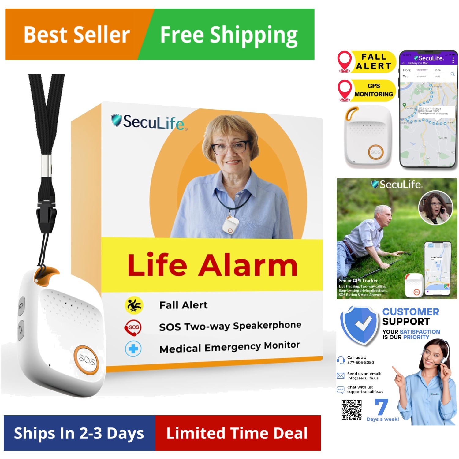 SOS - Medical Systems for Seniors, Fall Detection for Seniors with Life Savin...