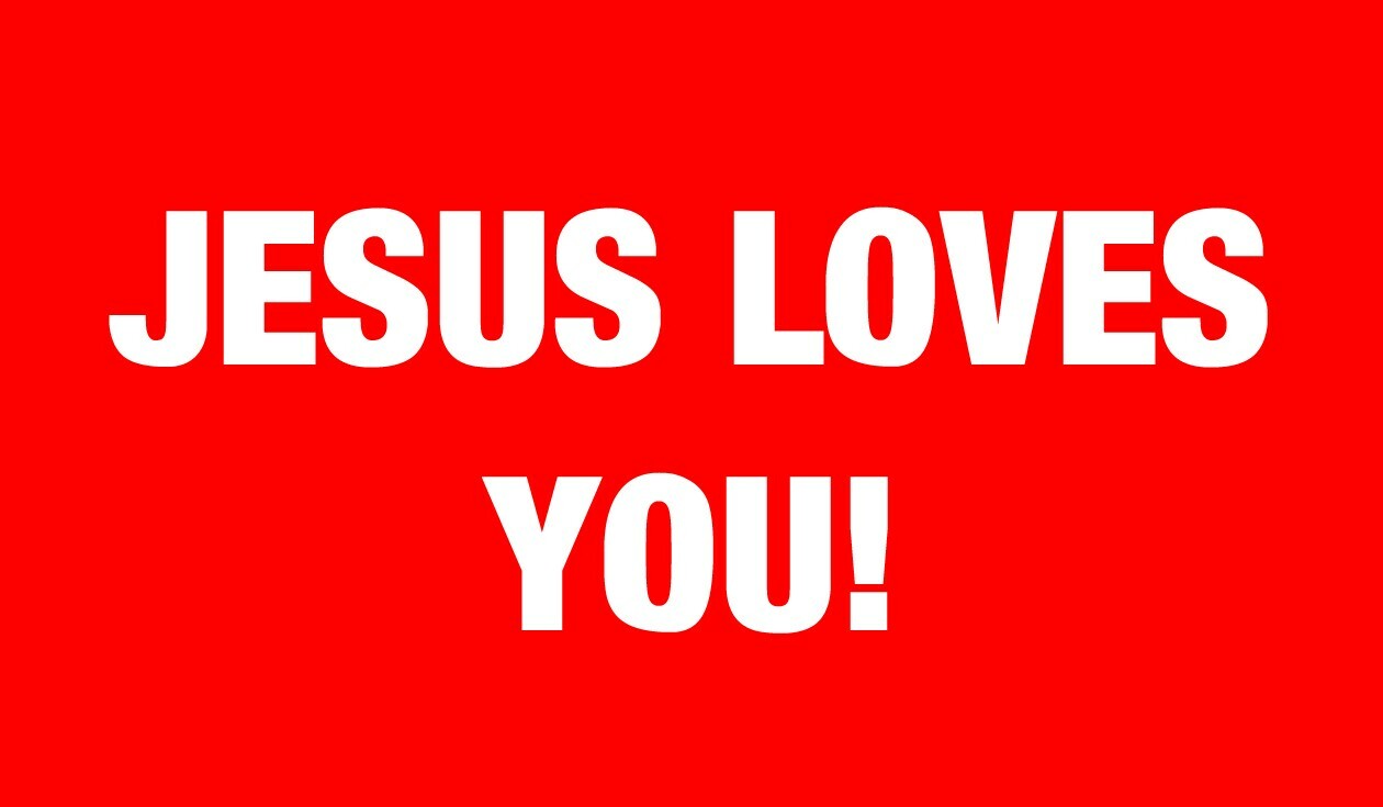 Jesus Loves You | Gospel Tracts | Bible Tracts | Business Card Size | Pack of 50