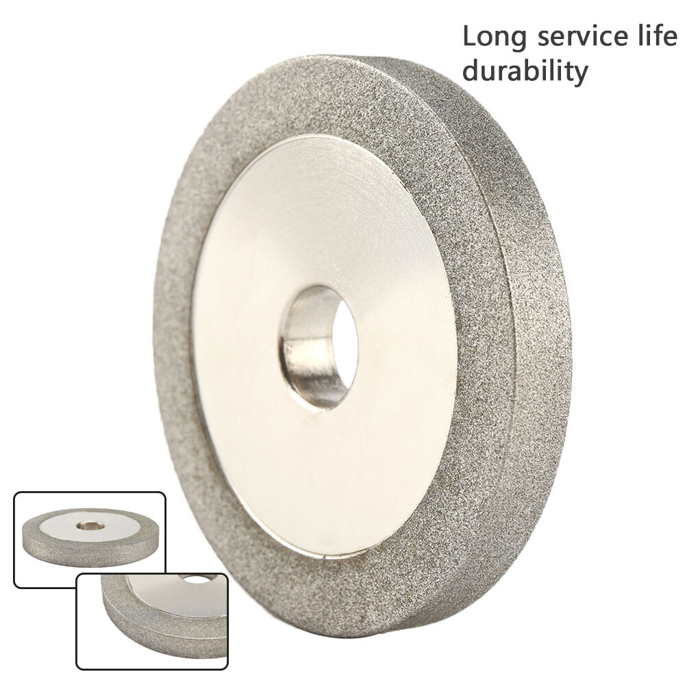3'' Flat Diamond Grinding Wheel For Carbide Cutter Sharpener Grinder 1/2'' Hole