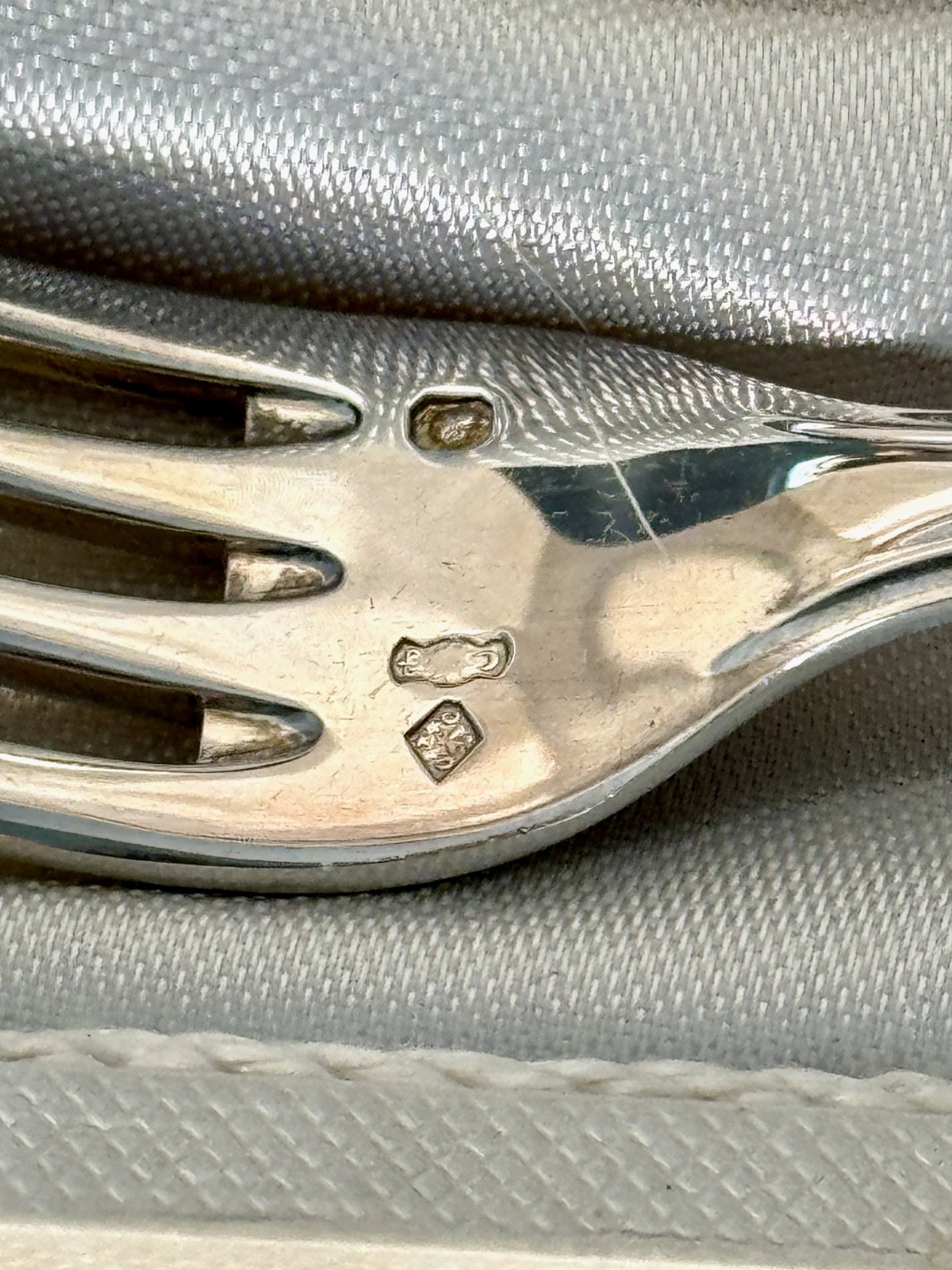 Vintage Christofle Godrons Pattern Silverplate Set in Original Presentation Box