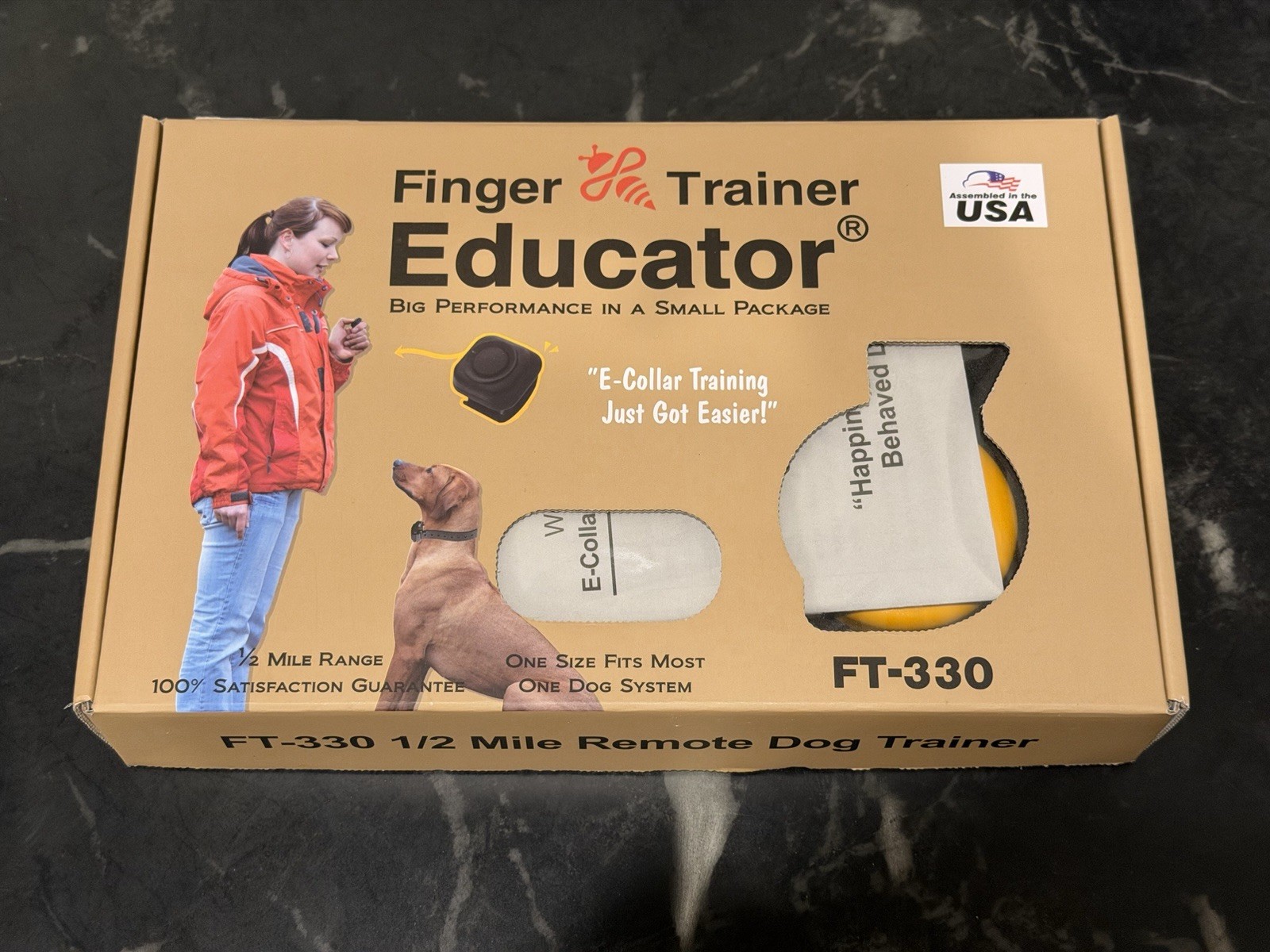 Finger Trainer Educator FT-330 Dog Trainer 1/2 Mile Remote