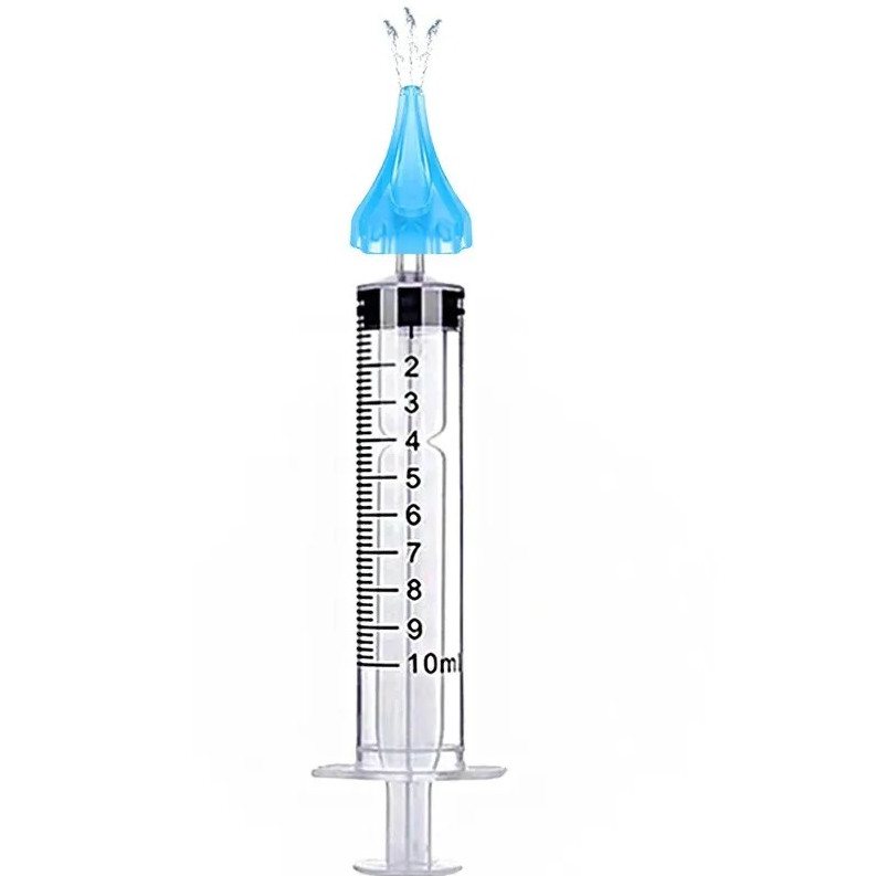 1 pc Ear Wax Removal Syringe Kit Ear Cleaner Rinse Tool with Replacement Tip